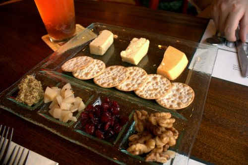 Iron hill brewery cheddar plate