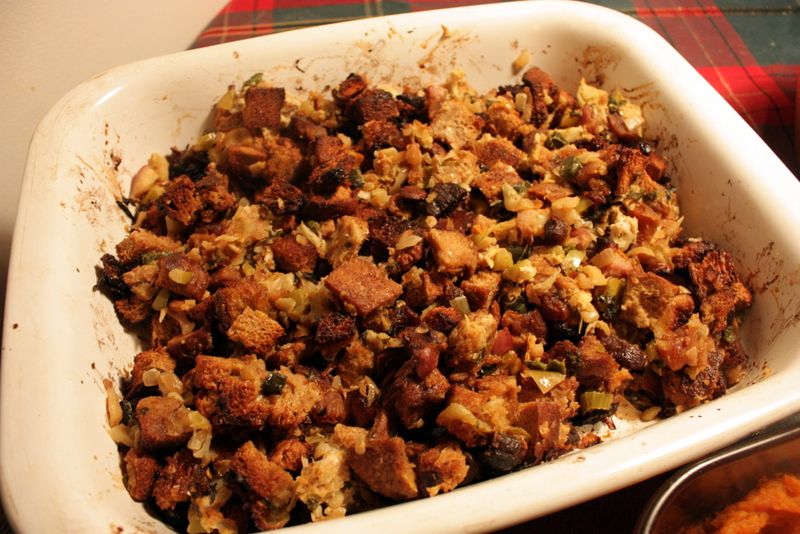 Belated thanksgiving stuffing