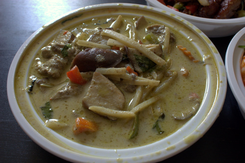 Am-thai green curry beef
