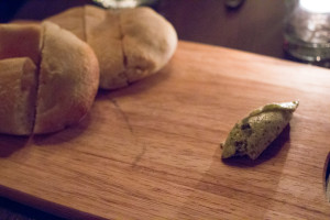 the runner tongue bread with pistachio honey butter