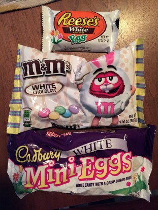 white chocolate easter candy