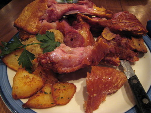 King ludwig pork knuckle