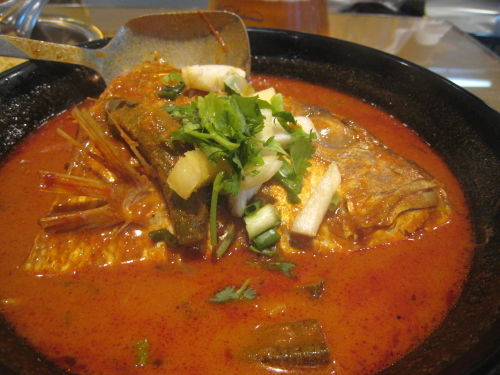Muthu's fish head curry