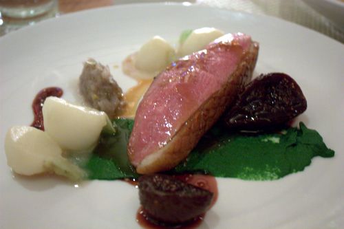 10 downing duck breast pickled figs tokyo turnips & shallot marmalade