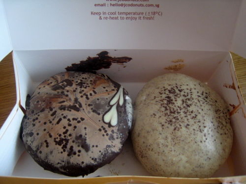 J.co mocha and tiramisu donuts