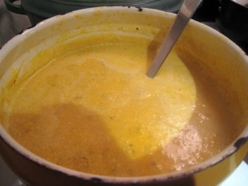 Coconut pumpkin soup