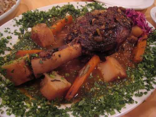 Tanoreen lamb shank