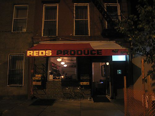 Reds produce exterior