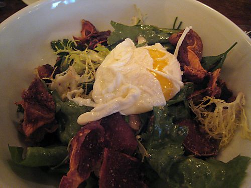 Resto crispy pig's ear salad