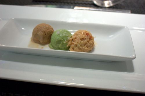 Kulto al plato licorice avocado crab