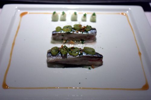 Sergi arola gastro anchovies apple salad