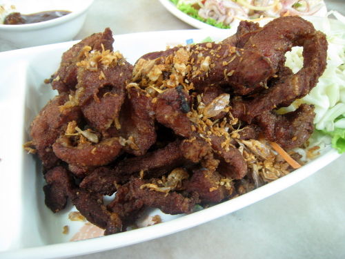 Diandin leluk fried pork