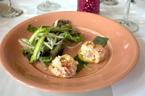 Tostadas de centolla