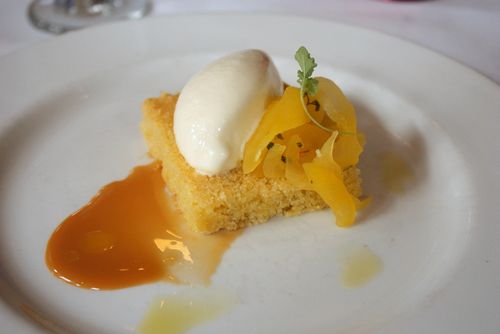 Chilean olive oil cake with carica