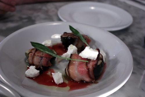 Motorino bacon wrapped figs