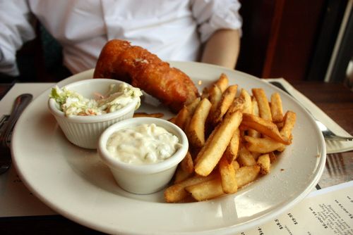 Iron hill brewery fish & chips