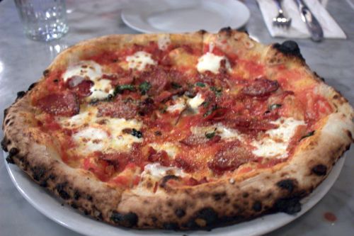 Motorino soppressata piccante pizza