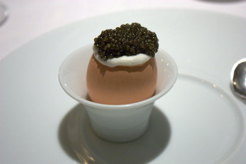 Jean georges egg caviar