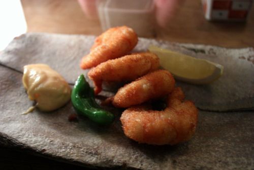 Matsugen crispy shrimp