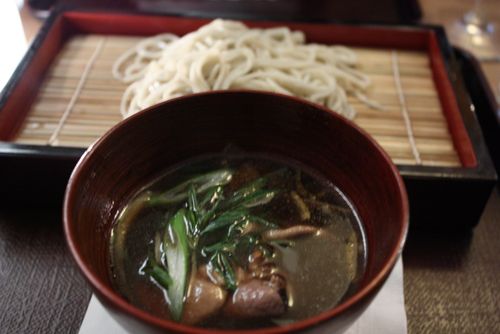 Matsugen seiro soba with duck broth