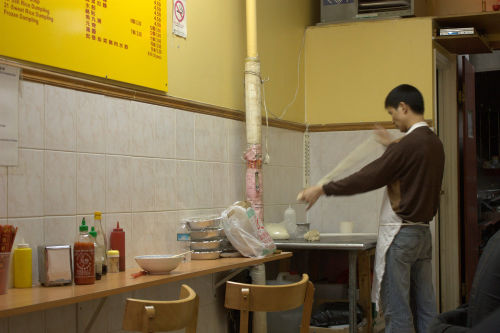 Lam zhou noodle making