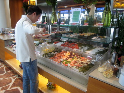Intercontinental buffet seafood