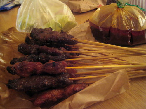 Mixed satay