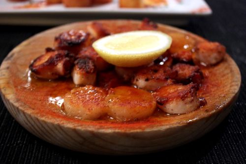 Amada pulpo a la gallega