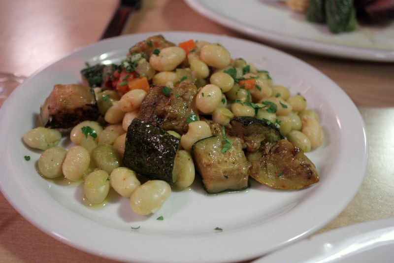 Laurelhurst market pocha beans, summer squash