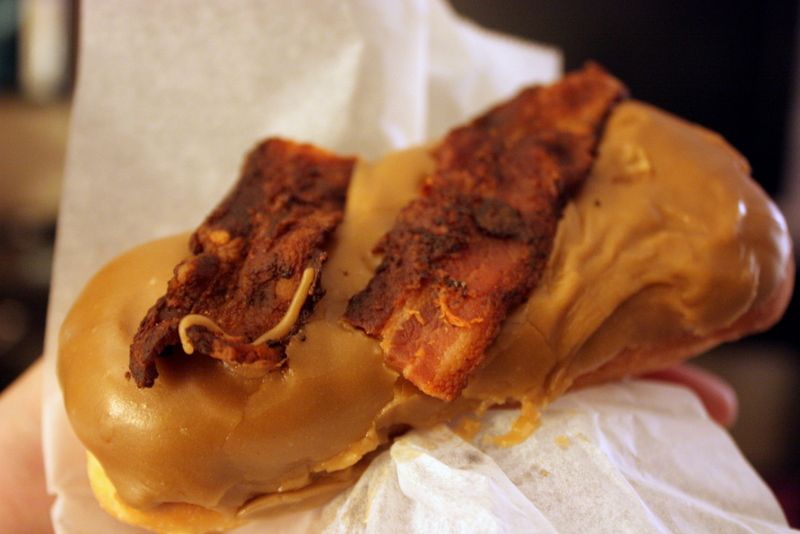 Vodoo doughnuts bacon maple bar