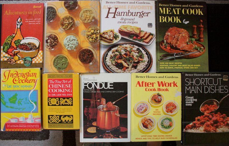 Thrifted cookbooks from oregon
