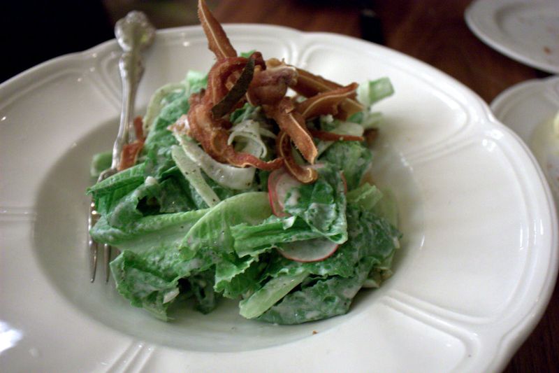 The publican little gem salad