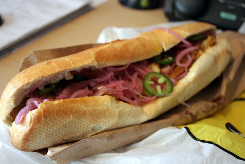 Baoguette catfish banh mi