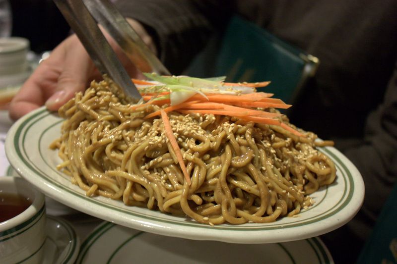 Jade island sesame noodles