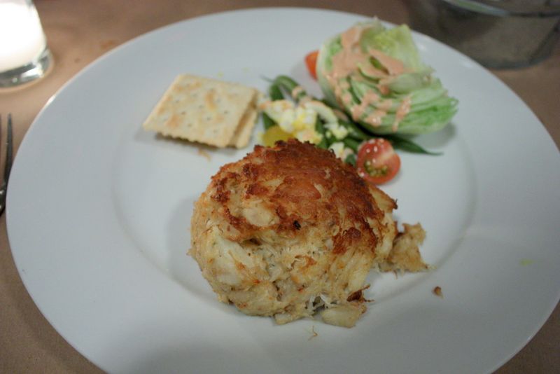 Choptank crab cake