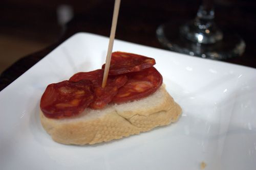 Lizarran chorizo pintxo