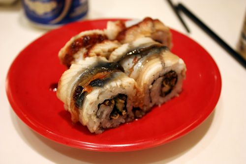 Sakae sushi eel roll