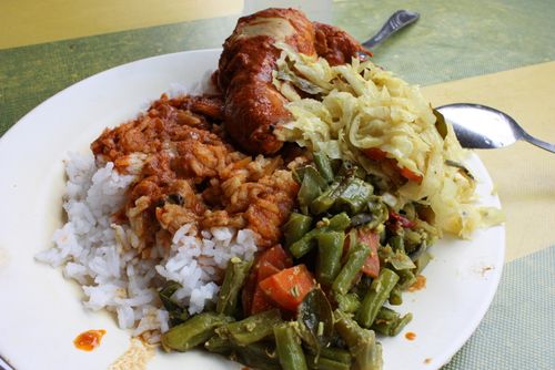 Line clear nasi kandar plate