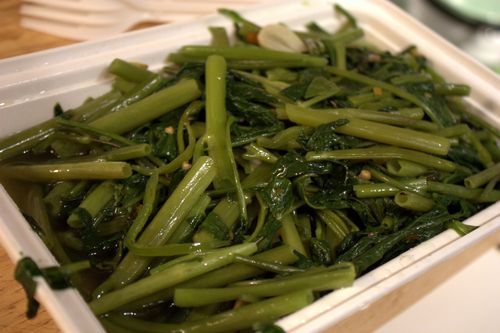 Metro cafe water spinach