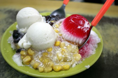 Kek seng ais kacang