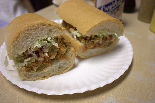 Domilise's fried oyster po boy