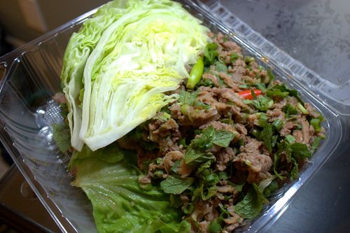 Vientian cafe beef larb