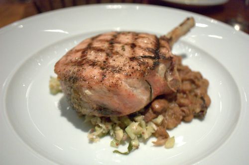 Wall & water pork chop