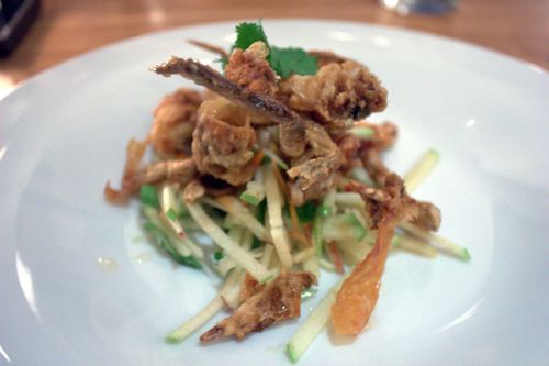 Lotus of siam soft shell crab yum 