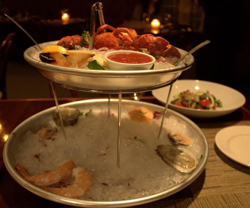 Astor room seafood tower