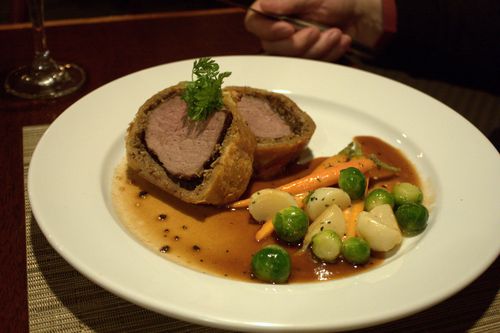 Astor room beef wellington