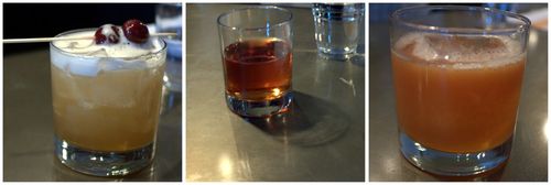 Bent brick cocktails