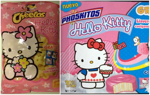 Spanish hello kitty snacks