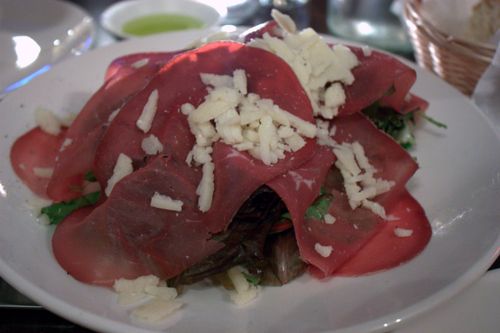 Monte's bresaola salad