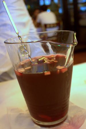 El anzuelo fino sangria